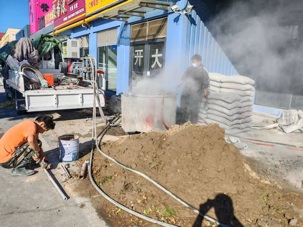 丹巴顶管注浆加固